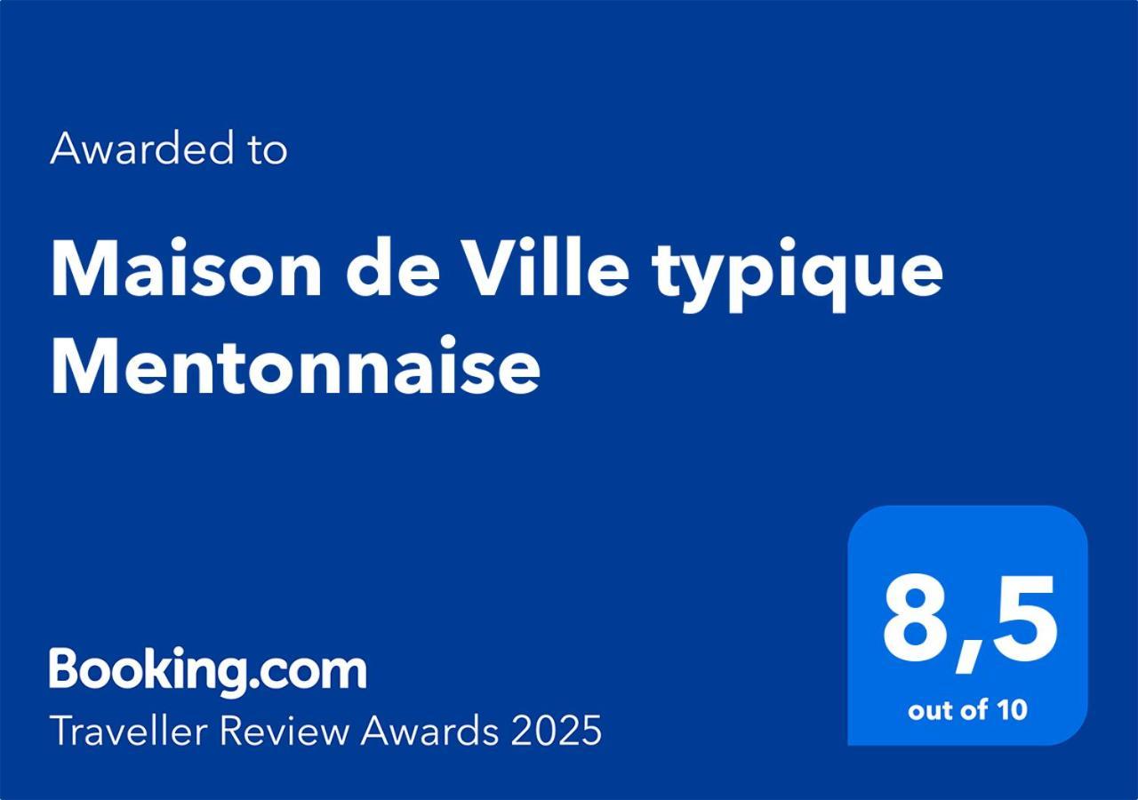 Maison De Ville Typique Mentonnaise Dış mekan fotoğraf